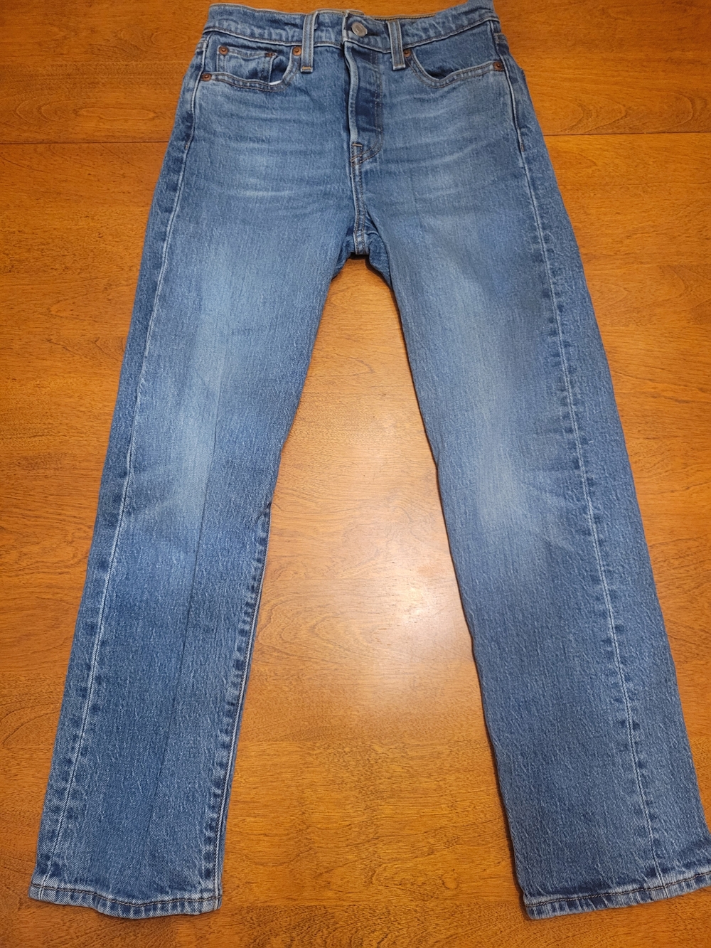 Levi's Wedgie Straight Jeans | Med Blue | 23